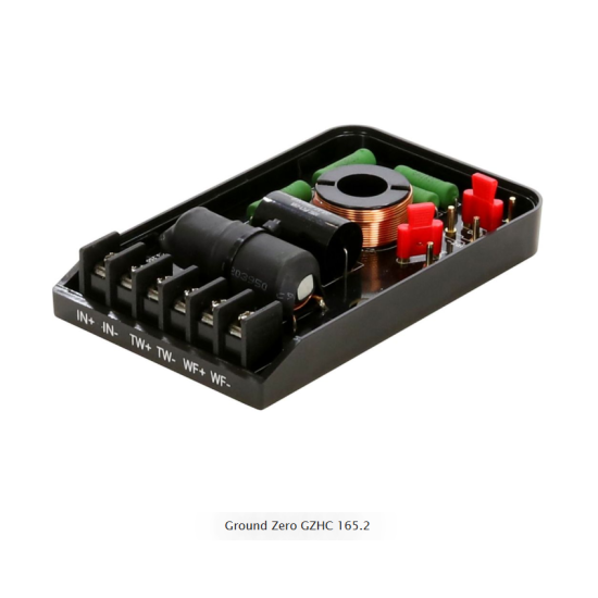 Ground Zero GZHC 165.2 2-drożny pasywny zestaw głośnikowy Sound Quality o średnicy woofera 165 mm. Moc woofera 130 W RMS
